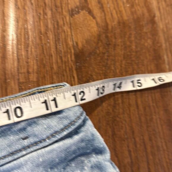 Abercrombie & Fitch Zoe natural rise ankle straight patched jeans 26 long - Picture 7 of 10